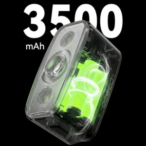 Rockbros QC1200 Front Bike Light 1200lm USB-C - Black - Image 3