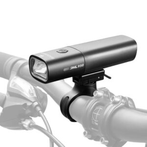 Rockbros RHL950 Front Bike Light 950lm with Removable USB-C Battery - Black - Image 2