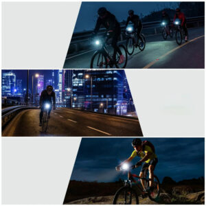 Rockbros RHL950 Front Bike Light 950lm with Removable USB-C Battery - Black - Image 4