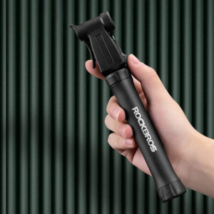 ROCKBROS TM-1701P 80 PSI Mini Bicycle Pump for Presta and Schrader Valves - Black - Image 3