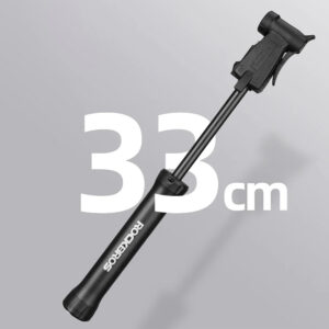ROCKBROS TM-1701P 80 PSI Mini Bicycle Pump for Presta and Schrader Valves - Black - Image 5