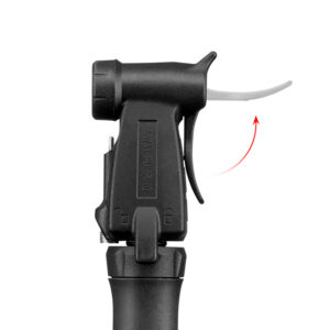ROCKBROS TM-1701P 80 PSI Mini Bicycle Pump for Presta and Schrader Valves - Black - Image 8