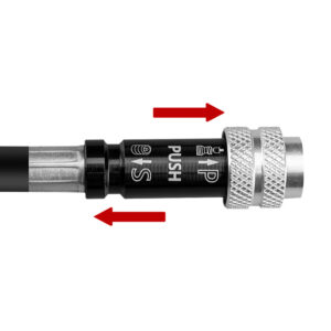 Rockbros SMART-B 150 PSI Mini Bicycle Pump for Presta and Schrader Valves - Black - Image 4