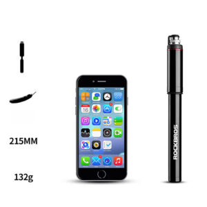 Rockbros SMART-B 150 PSI Mini Bicycle Pump for Presta and Schrader Valves - Black - Image 5