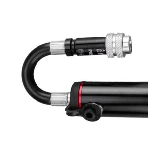 Rockbros SMART-B 150 PSI Mini Bicycle Pump for Presta and Schrader Valves - Black - Image 7