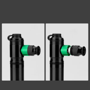Rockbros HQ-75D-CO2 Manual/Aluminum CO2 Pump - Black - Image 4