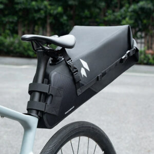 Rockbros AS-157 RideMate Waterproof Saddle Bag - Black - Image 6