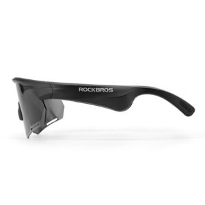 Rockbros SP-251 Polarized Cycling Glasses with Bluetooth Audio Kit - Black - Image 3