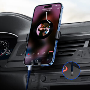 Orico AXC-02 USB-C to 3.5 mm jack audio cable 20 cm - blue - Image 2