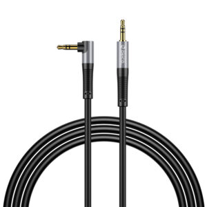 Orico AXW Mini Jack 3.5mm Male to Male Angled Audio Cable 1m - juodos spalvos