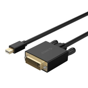 Orico XD-MDTD Mini DisplayPort to DVI Full HD 60 Hz Cable 3 m - juodos spalvos