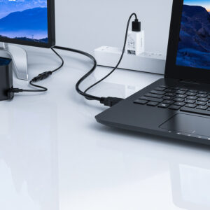 Orico XD-VATH VGA and mini jack 3.5 mm to HDMI Full HD 60 Hz cable with USB power 5 m - black - Image 9