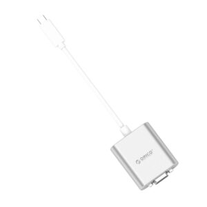 Orico PTAV USB-C - VGA adapter and 3.5 mm Full HD mini jack 0.15 m - silver - Image 3