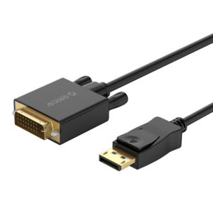 Orico XD-DTD DisplayPort to DVI 4K Cable 2m - juodos spalvos