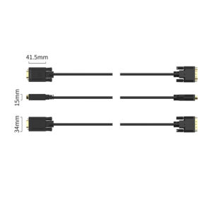 Orico XD-DITV cable DVI 24+1 VGA Full HD adapter 5 m - black - Image 5