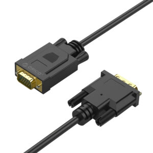 Orico XD-DITV cable DVI 24+1 VGA Full HD adapter 5 m - black - Image 2