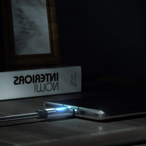 Orico LDC2C USB-C - USB-C PD 100 W Cable with LED Display 480 Mb/s 2 m - 2 pcs - juodos spalvos - Image 6