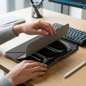 Dėklas AMAZINGTHING Titan Pro dėklas skirtas Apple iPad A16 11" 720° - juodos spalvos - Image 9