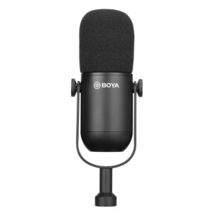 BOYA BY-DM500 Cardioid XLR Dynamic Microphone for Podcasts - Black - Image 5