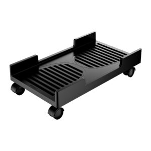 Orico CPB3 computer stand on wheels, load capacity 20 kg - juodos spalvos