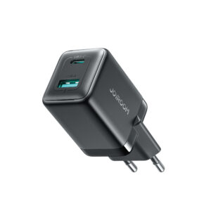 Joyroom JR-TG8 GaN 45W USB-C + USB-A Wall Charger - Black
