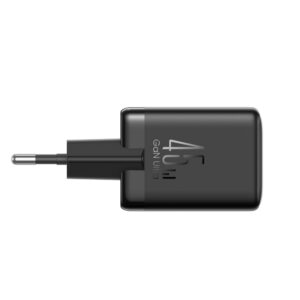 Joyroom JR-TG8 GaN 45W USB-C + USB-A Wall Charger - Black - Image 3