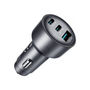 Joyroom JR-CCN19 65W 3-in-1 car charger Dark gray - Image 3