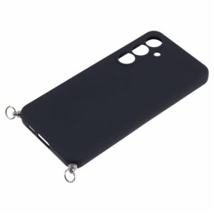 Samsung Galaxy A17 5G / A17 4G Case with Fiber Lining and Crossbody Strap - juodos spalvos - Image 5