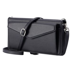 Samsung Galaxy A56 5G Leather Wallet Case with Stand Function and Straps - juodos spalvos - Image 6