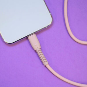 Maxlife MXUC-04 laidas USB - USB-C 1,0 m 3A rožinis - Image 3