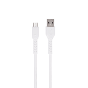 Maxlife MXUC-04 laidas USB - microUSB 1,0 m 3A baltas - Image 2