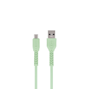 Maxlife MXUC-04 laidas USB - USB-C 1,0 m 3A žalias - Image 2