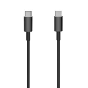 Setty laidas USB-C – USB-C 1,0 m 3A juodas