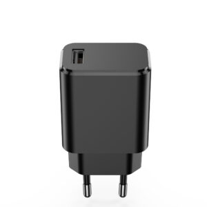 Setty įkroviklis 1x USB 3A juodas + USB-C laidas 1,0 m - Image 3
