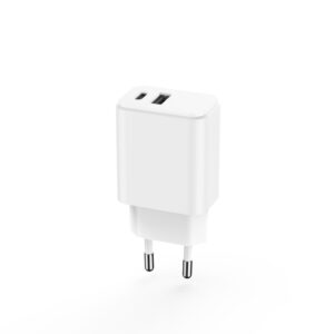 Setty įkroviklis 1x USB + USB-C 3A 20W baltas - Image 3