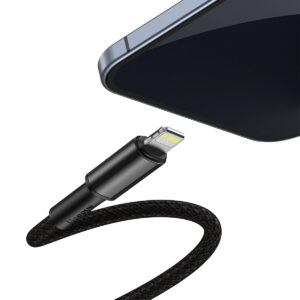 Baseus laidas High Density PD USB-C – Lightning 1,0 m juodas 20W - Image 2