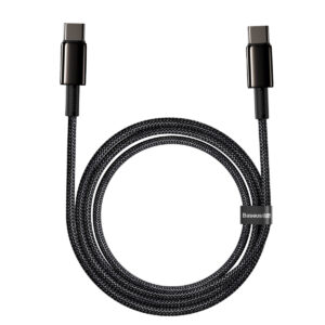 Baseus laidas Tungsten PD USB-C - USB-C 2,0 m juodas 100W - Image 2