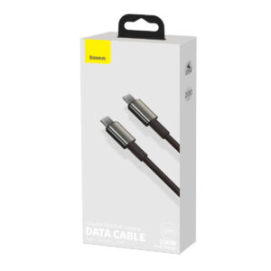 Baseus laidas Tungsten PD USB-C - USB-C 2,0 m juodas 100W - Image 7
