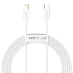 Baseus laidas Superior PD USB-C - Lightning 2,0 m baltas 20W