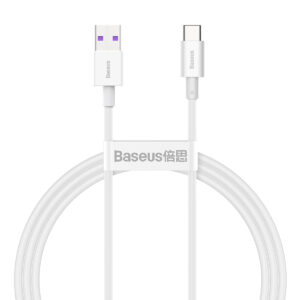 Baseus laidas Superior USB - USB-C 1,0 m baltas 66W