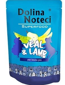 Dolina Noteci Superfood - veršiena ir ėriena - drėgnas maistas šunims - 300 g