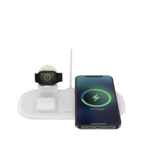 Devia belaidis įkroviklis 3in1 Smart 15W baltas - Image 5