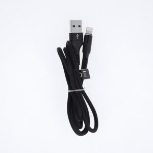 Maxlife MXUC-01 laidas USB - Lightning 1,0 m 2A juodas nailoninis - Image 4