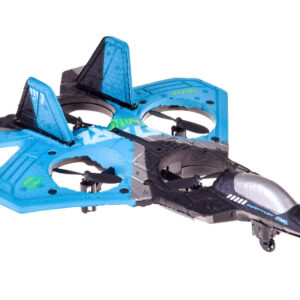 Nuotoliniu būdu valdomas naikintuvo dronas Raptor lengvas kvadrokopteris RC0726 NI - Image 3