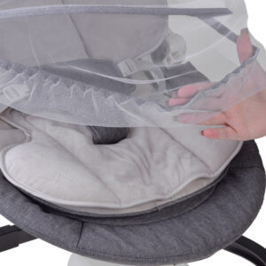 Kūdikio gultukas-supynės 3in1 su tinkleliu nuo uodų ir nuotolinio valdymo pulteliu ZA5822 - Image 5