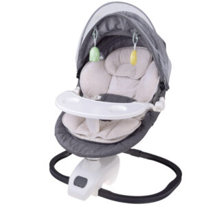 Kūdikio gultukas-supynės 3in1 su tinkleliu nuo uodų ir nuotolinio valdymo pulteliu ZA5822 - Image 2