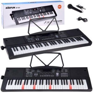Organai CLASSIC KEYBOARD 61 klavišų su medžio pojūčiu + mikrofonas IN0184