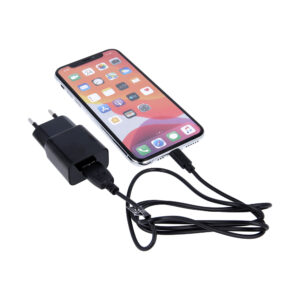 Maxlife MXTC-01 įkroviklis 1x USB 1A juodas + microUSB laidas - Image 4