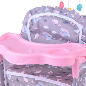 2-in-1 Sweet Dream lėlių rinkinys – lovytė ir maitinimo kėdutė ZA5918 - Image 8