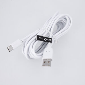 Maxlife laidas USB - USB-C 3,0 m 2A baltas - Image 3